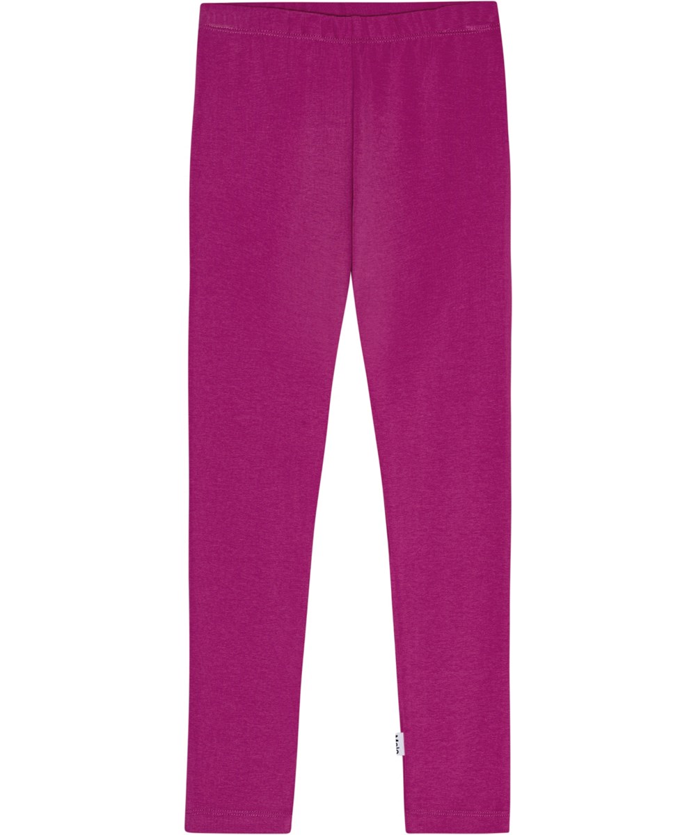 Nica Warm - Baya Pink - Mørke pink leggings i økologisk bomuld