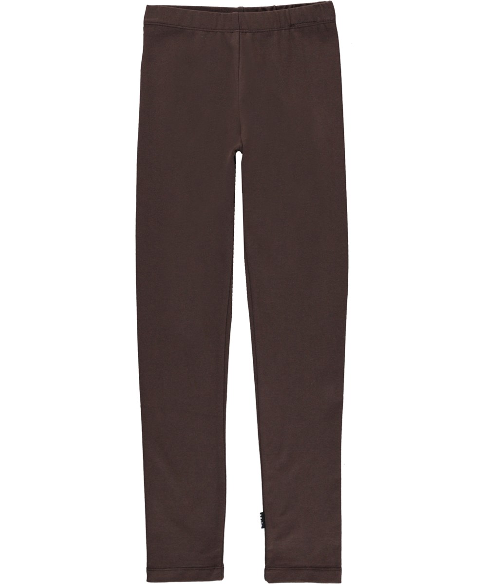 Nica Warm - Deep Oak - Økologiske brune leggings