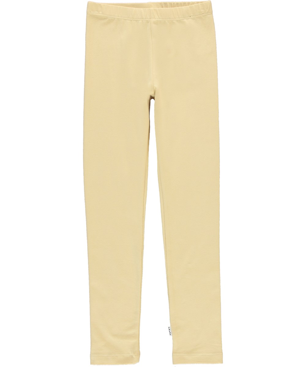Nica Warm - Starlight - Økologiske lysegule leggings