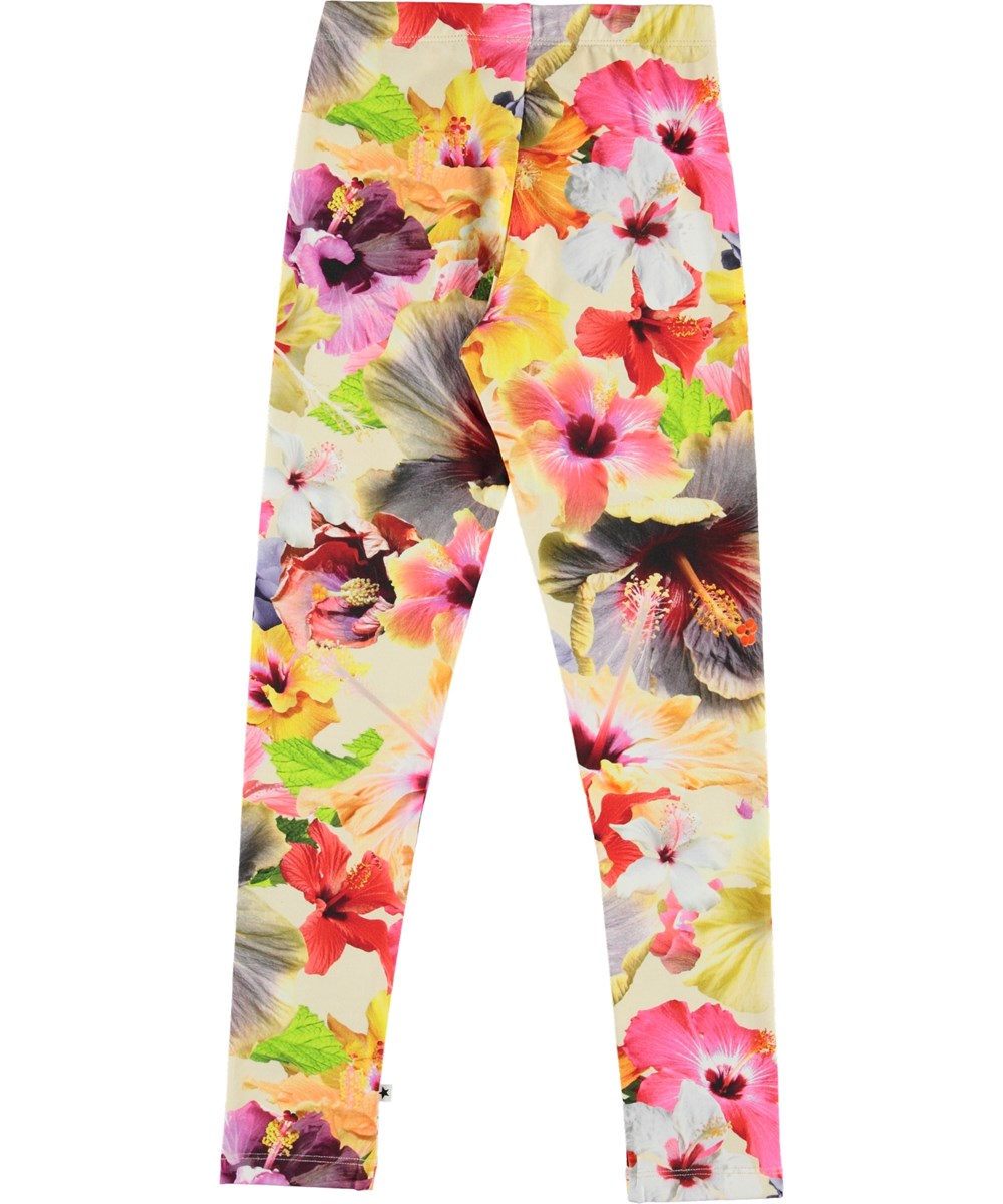 Niki - Pacific Floral - Økologiske leggings med blomster