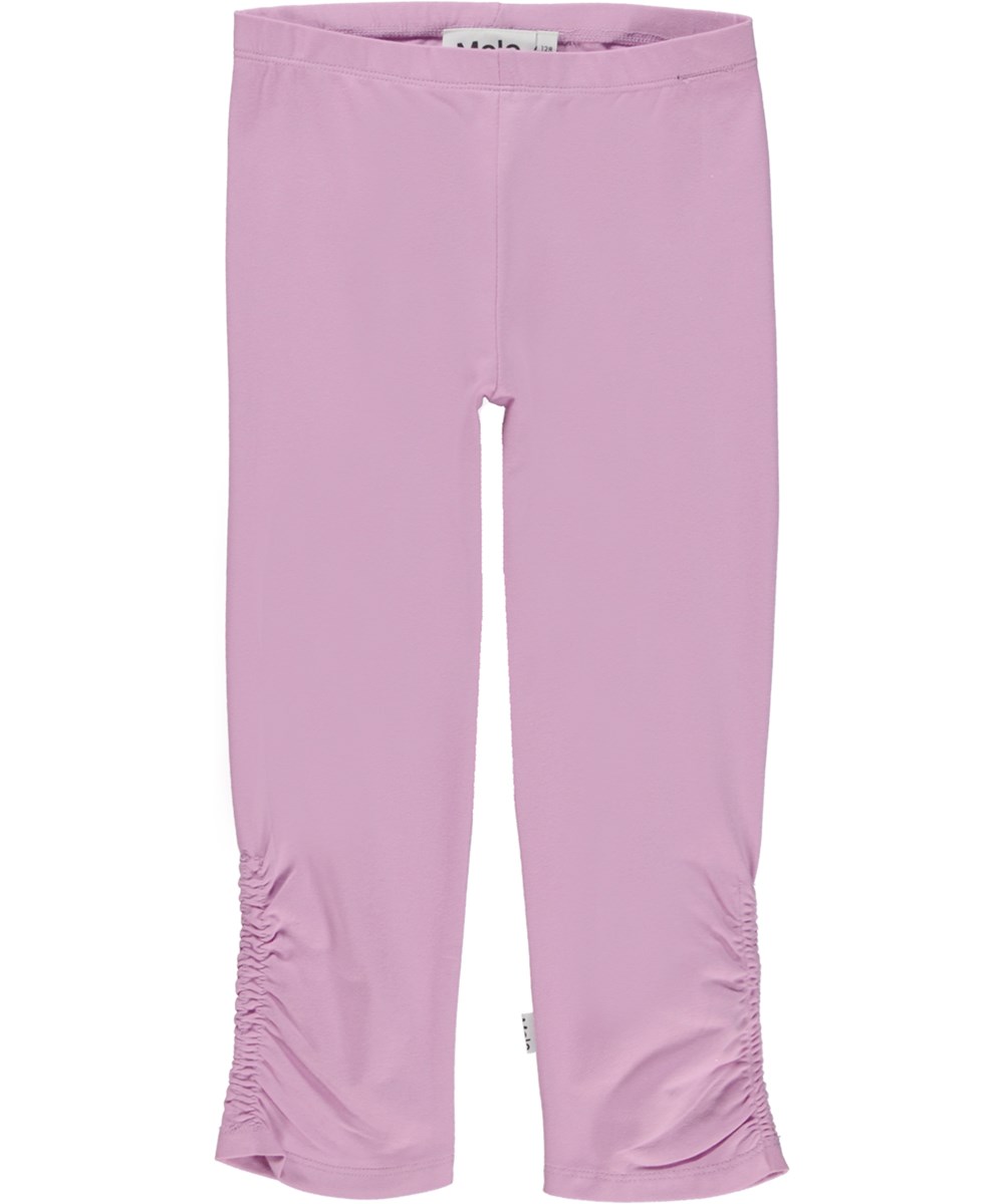 Nila - Wild Orchid - Pink piratbukser i økologisk jersey