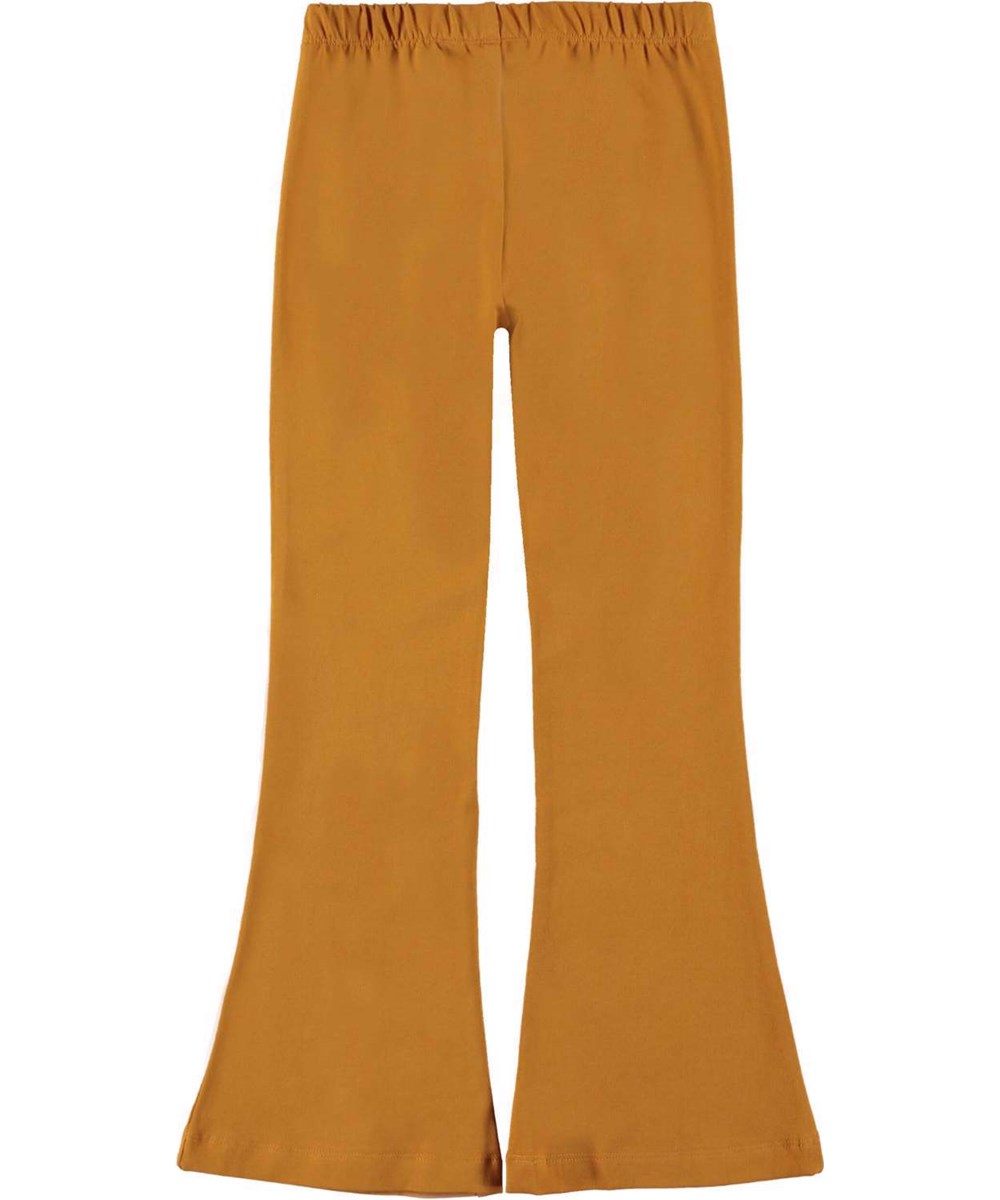 Nivina - Almond - Orange leggings med svaj