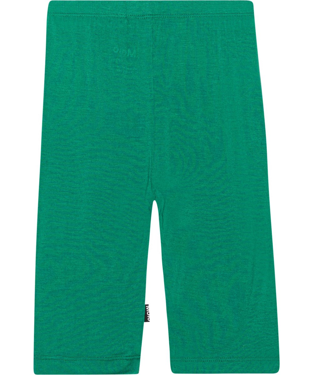 Noa - Tennis Green - Grønne cykelshorts i elastisk blødt viskose