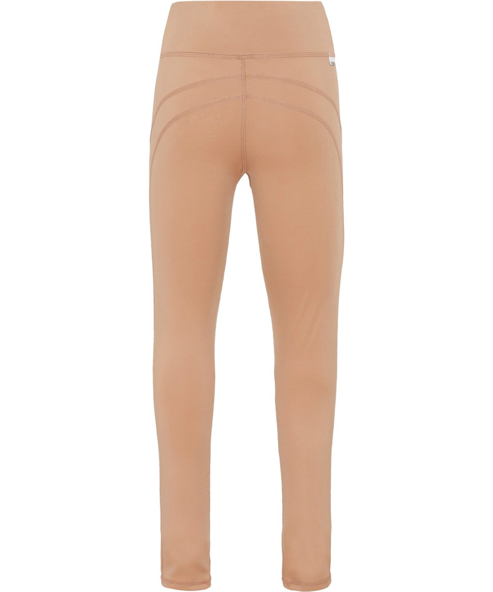 Oliwia - Rose Mist - Sport leggings i rosa med syninger