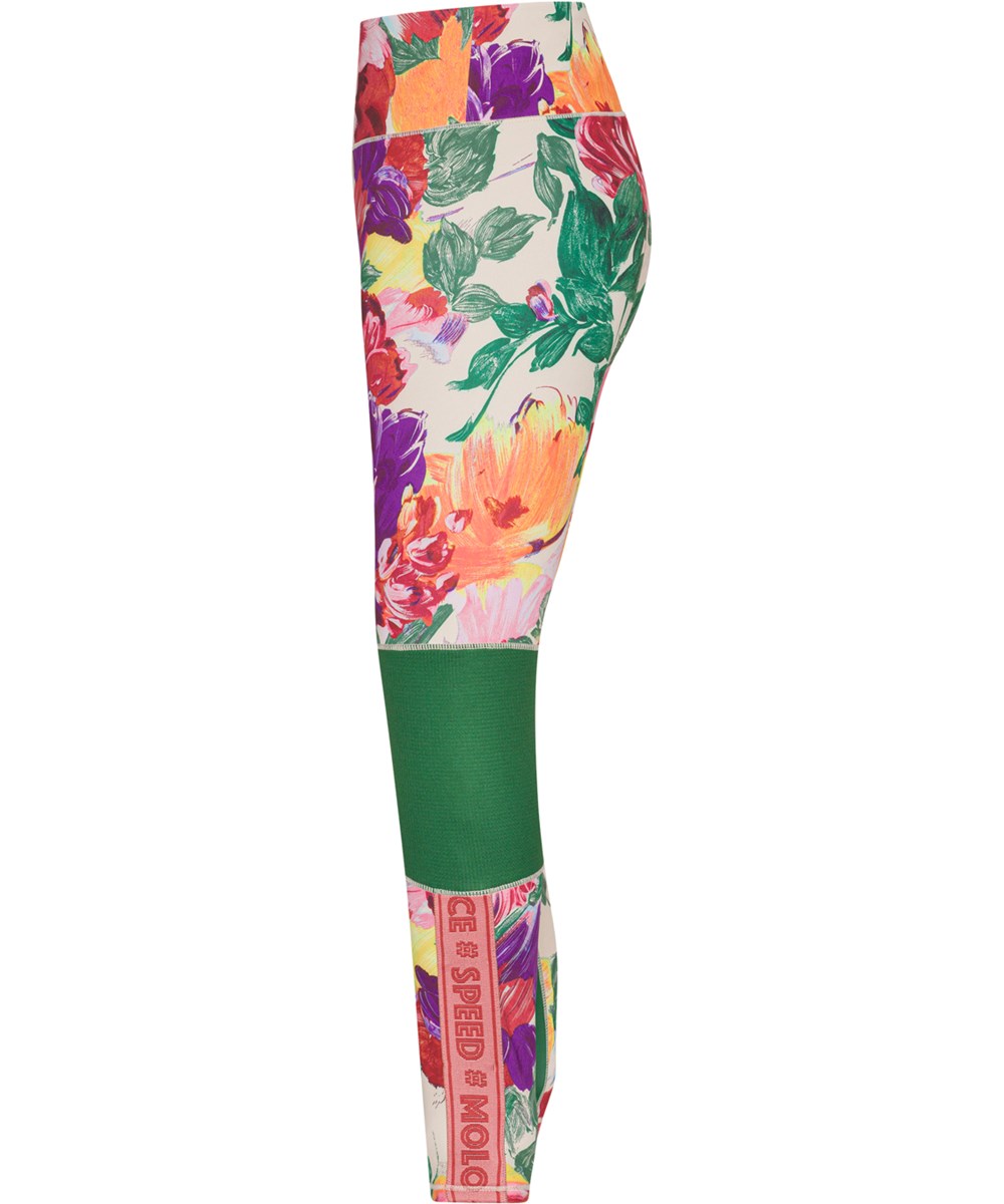 Olympia - Energy Flowers - Sportsleggings med print af blomstermotiv 