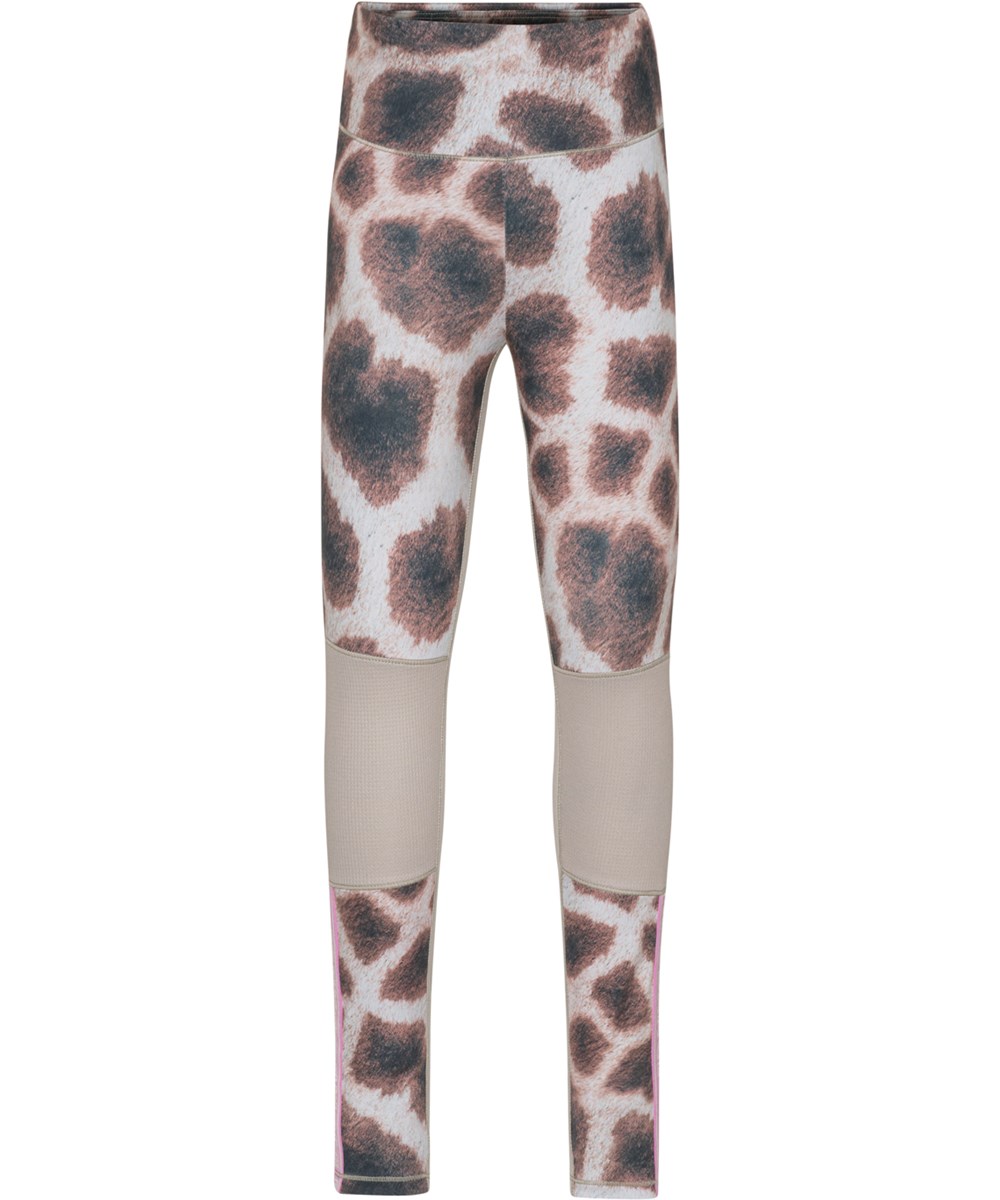 Olympia - Giraffe - Sport leggings med giraf print