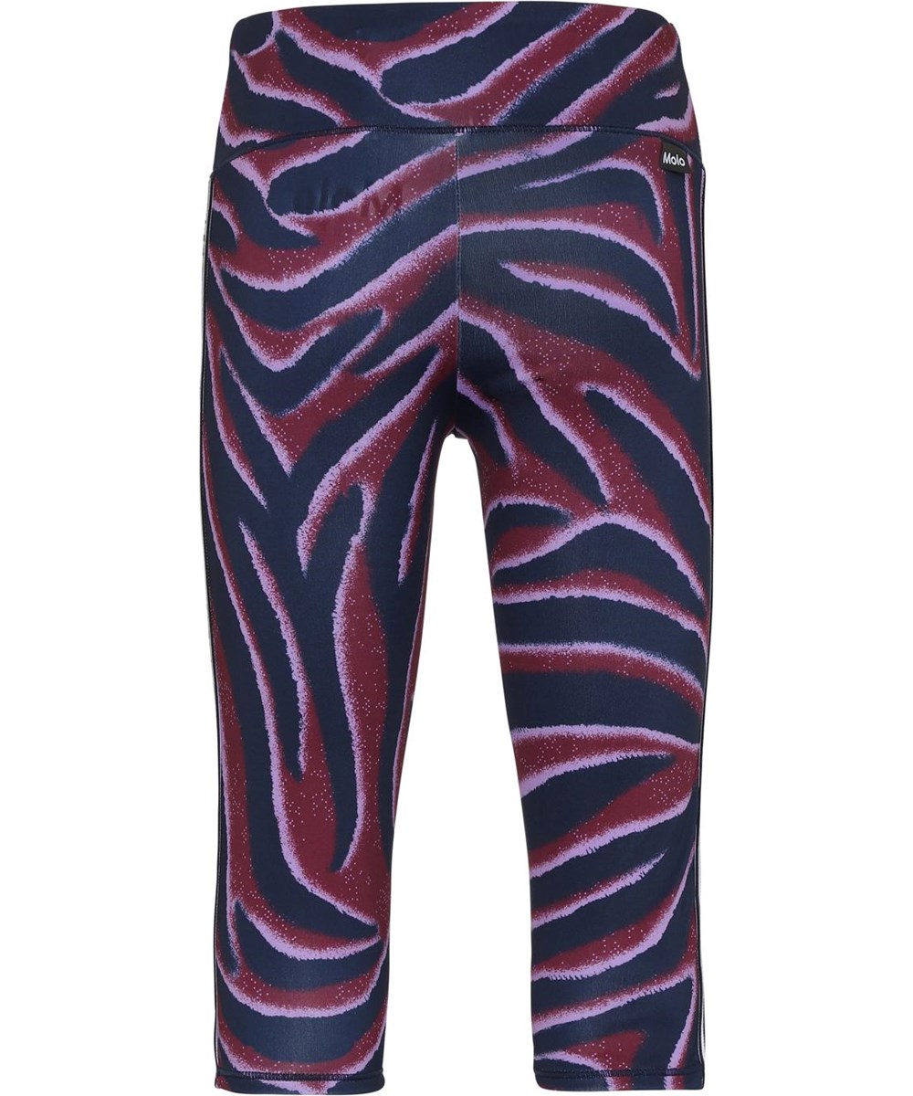 Orlaith - Zebra Stripes - Korte zebra leggings