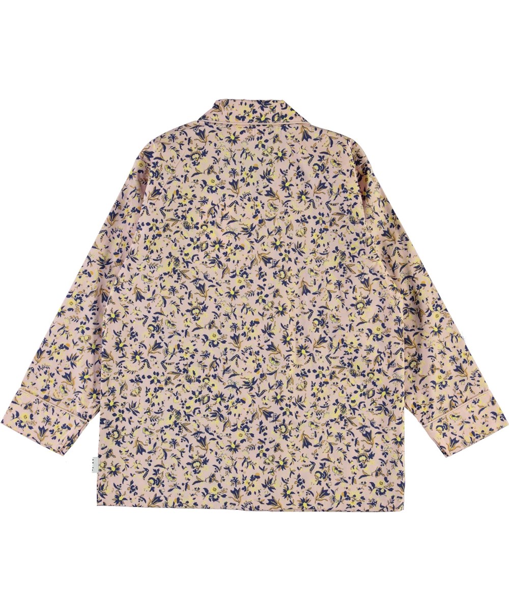 Lex - Pink Blossom - Pyjamasssæt i lyserød med blomster 