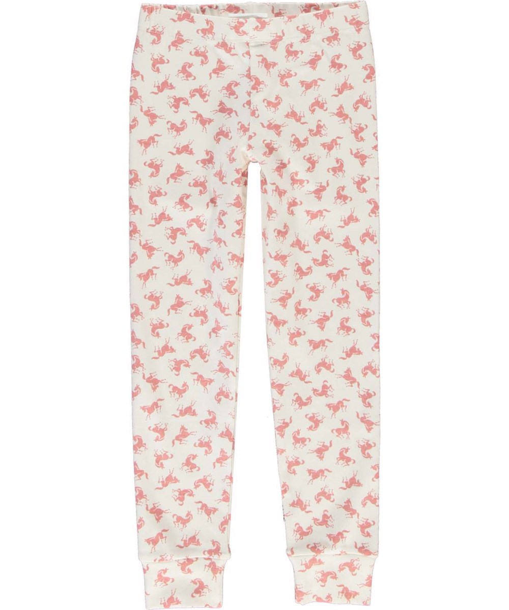 Lov - Mini Horse Rose - Økologisk blå kjole med blomster print