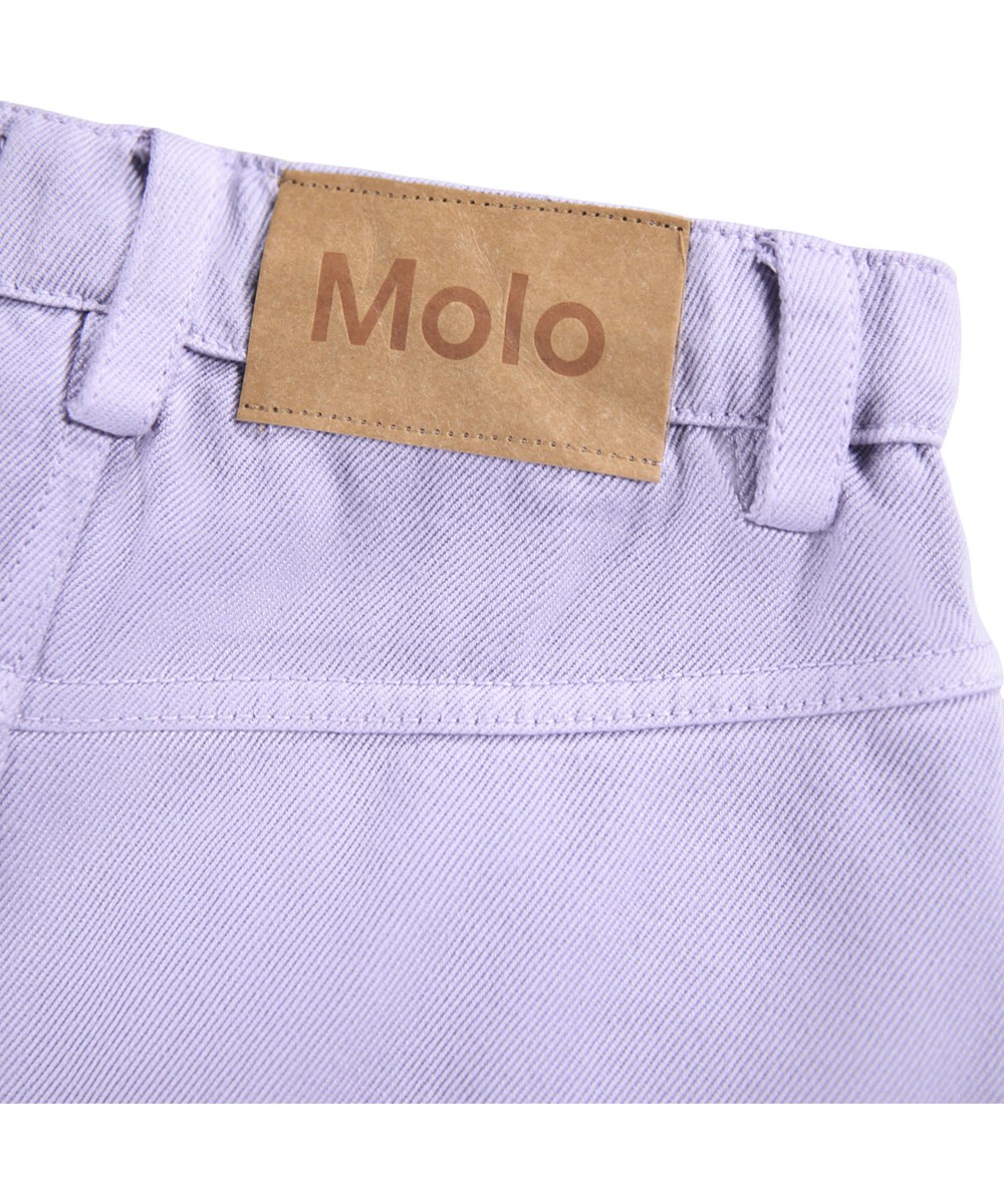 Baji - Faded Purple - Lyslilla nederdel i bomuld- og viskoseblanding til børn.