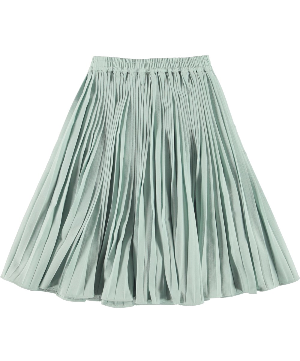 Becky - Mint - Mint grøn pliseret nederdel