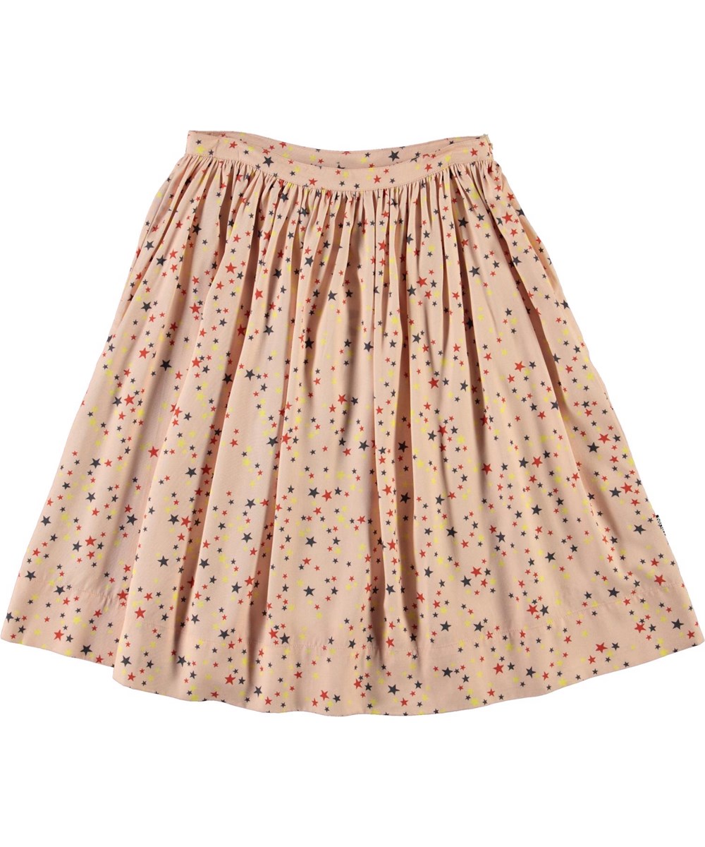 Beli - Starry Rose - Lyserød nederdel med stjerne print