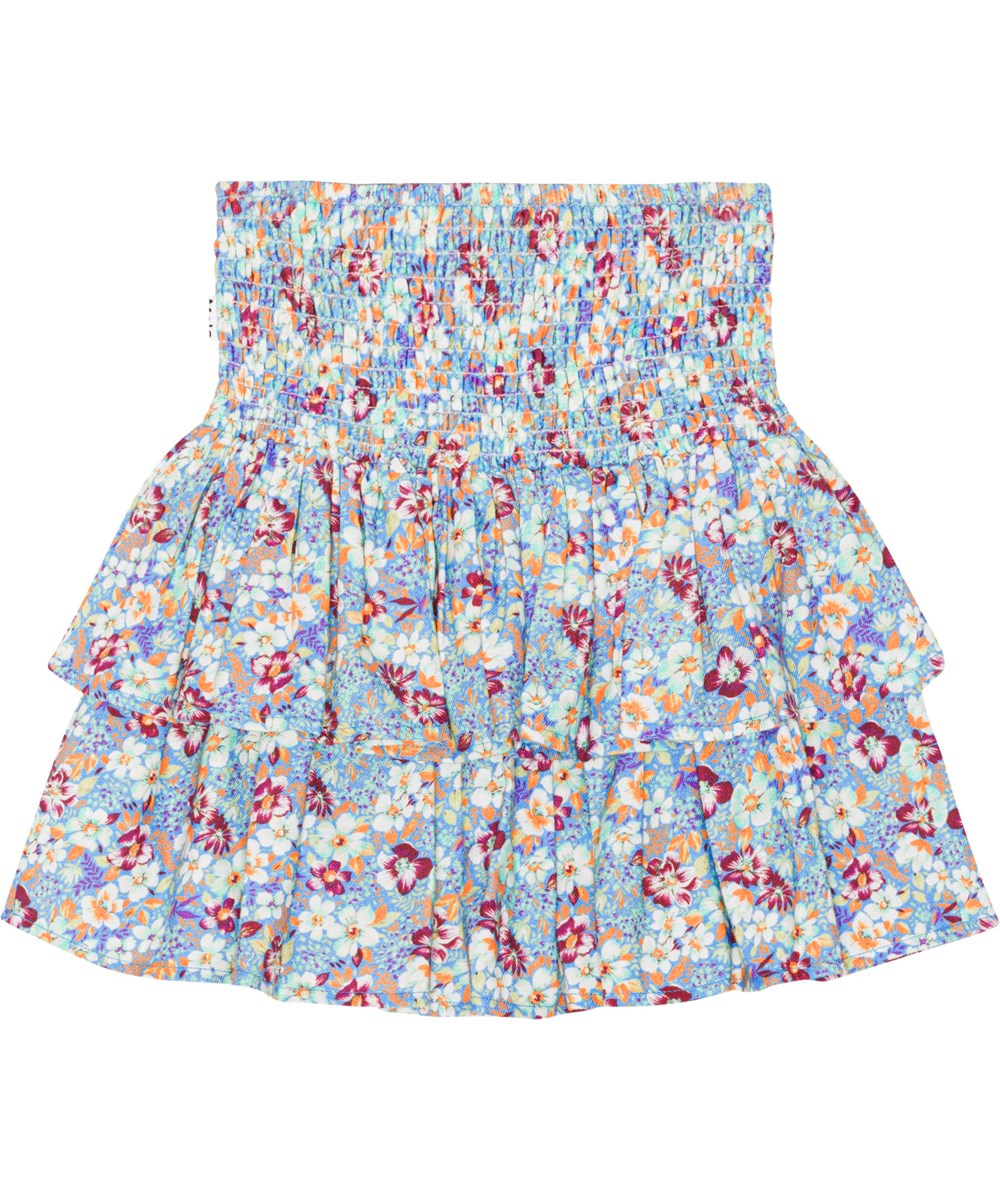 Bonita - Spring Bloom Mini - Nederdel i med multifarvet blomsterprint