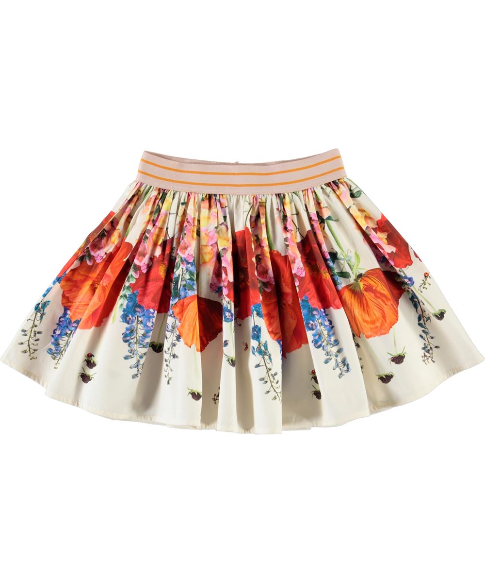 Brenda - Topsy Turvy - Økologisk nederdel med blomster