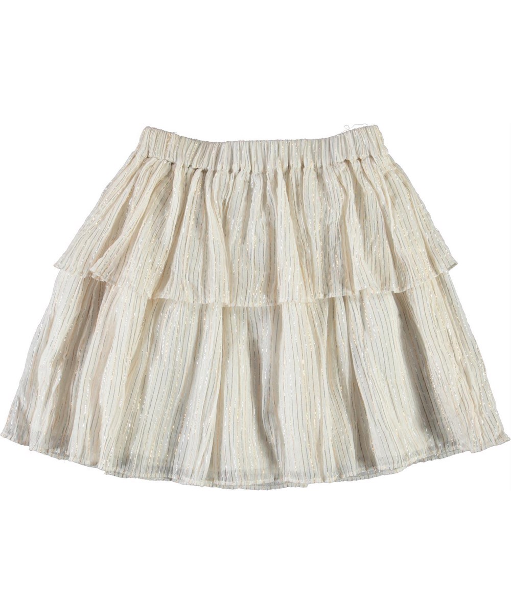 Brooke - Metalic Stripe - Nederdel med metallic striber