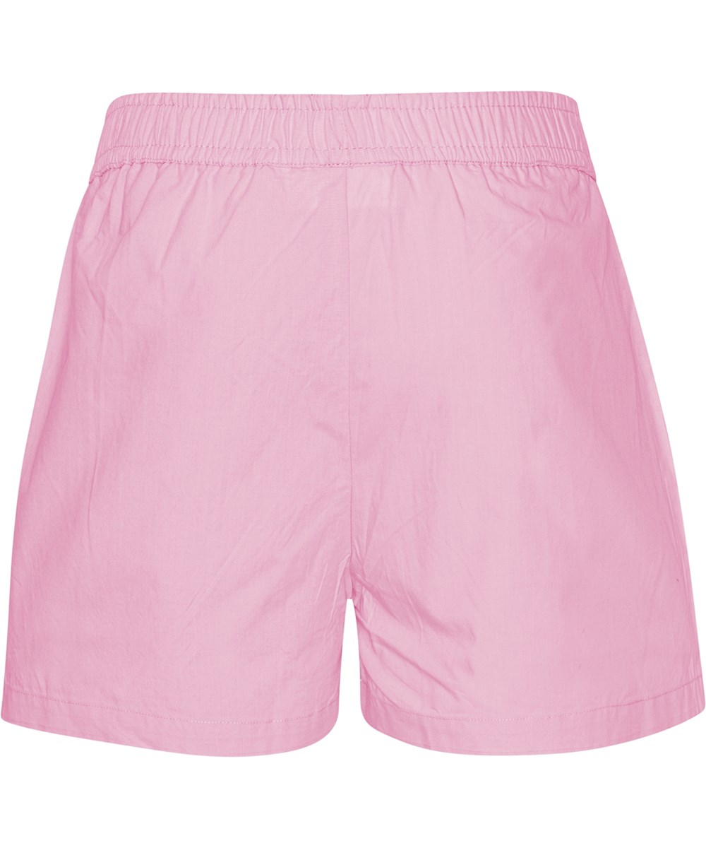 Air - Sunset Pink - Lyserøde shorts i økologisk bomuld med hjerte peacetegn