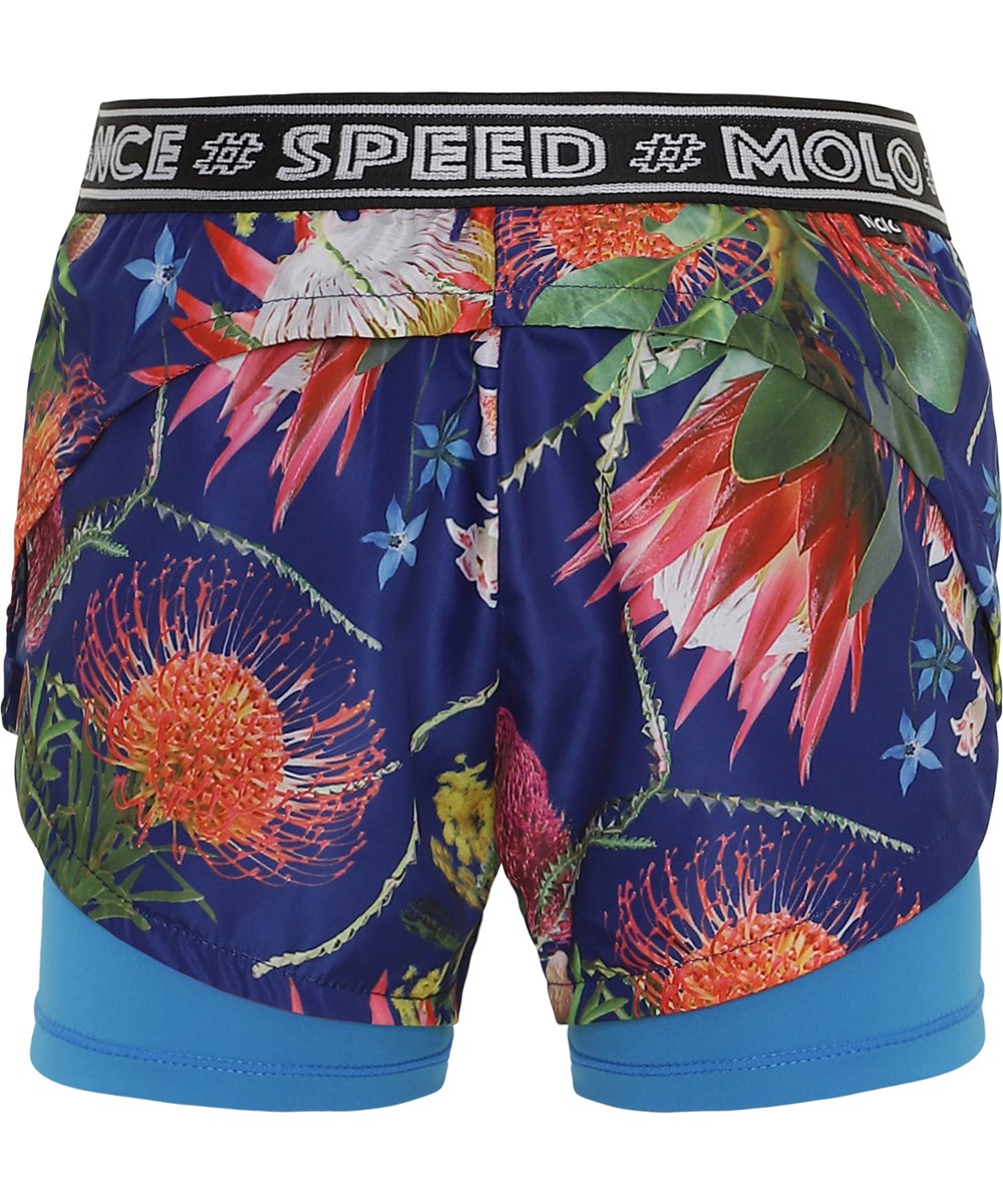 Omari - Wild Flowers - Blomstrede sports shorts