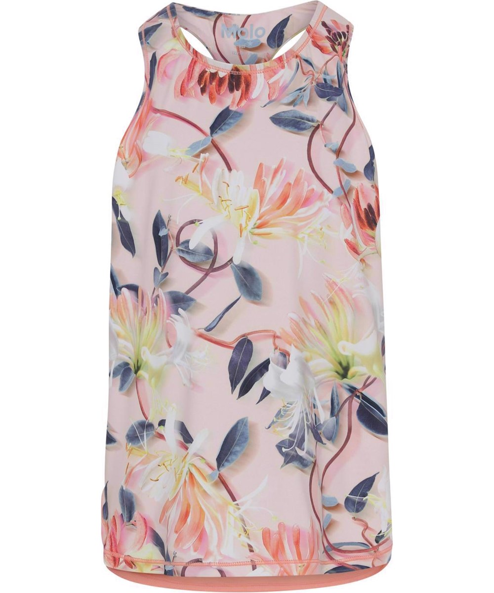 Oriana - Motion Flower - Rosa sportstop med blomsterprint