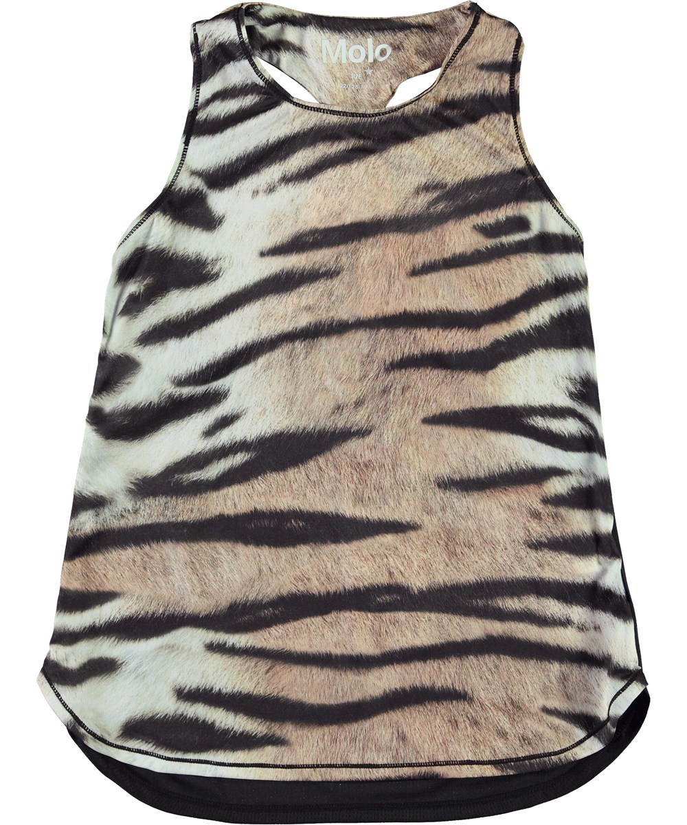 Oriana - Wild Tiger - Sports top i tiger print