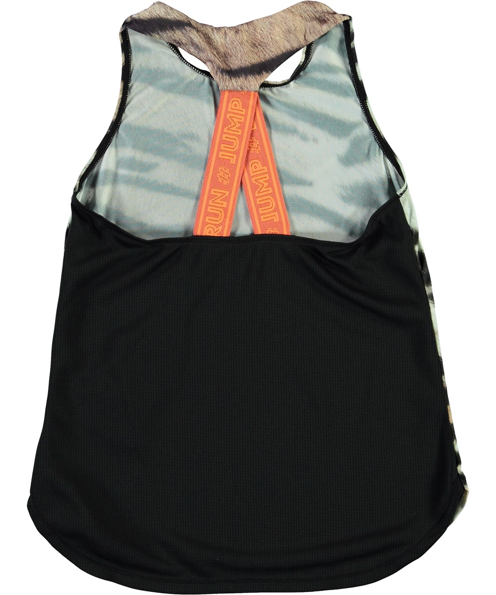 Oriana - Wild Tiger - Sports top i tiger print