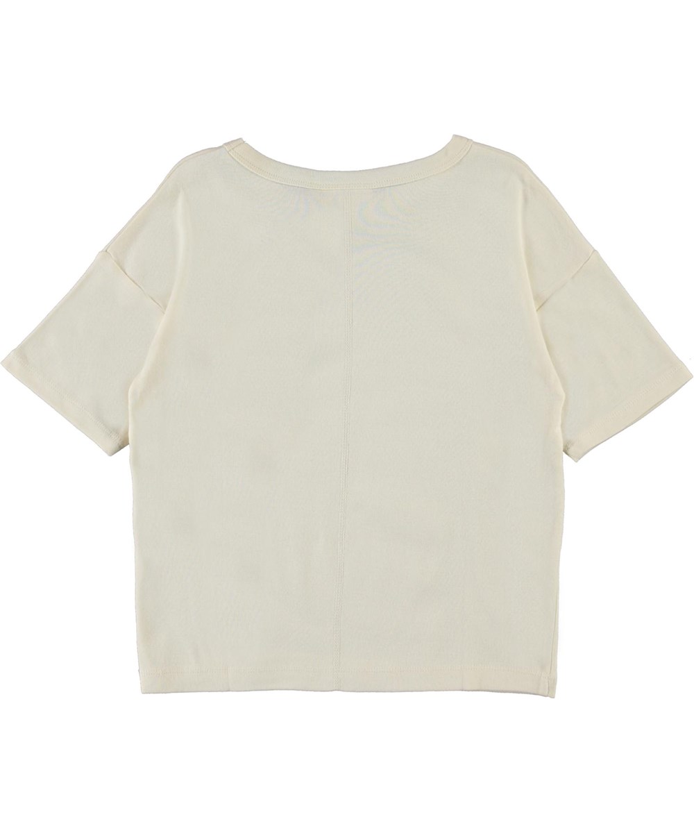 Rabecke - Pearled Ivory - Økologisk perlemors t-shirt