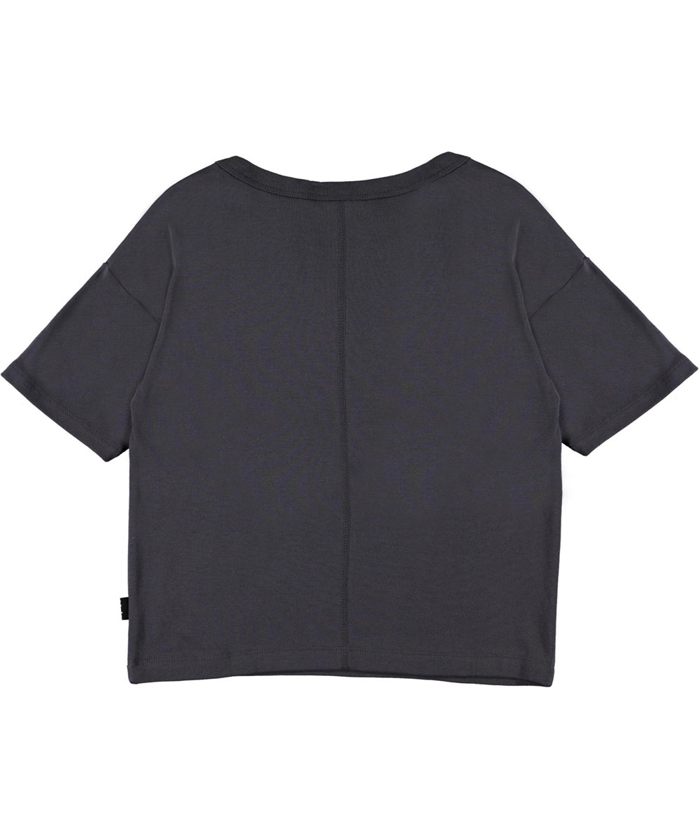 Rabecke - Purple Night - Økologisk mørke lilla t-shirt 