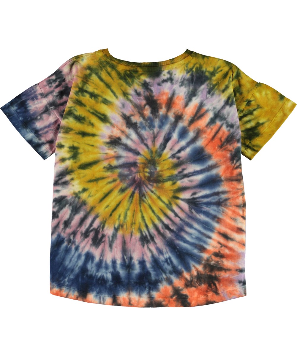 Raeesa - Autumn Swirl - Tie-dye spiral t-shirt