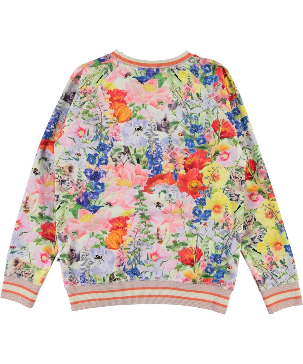 Raewyn - Hide And Seek - Økologisk bluse med blomster print
