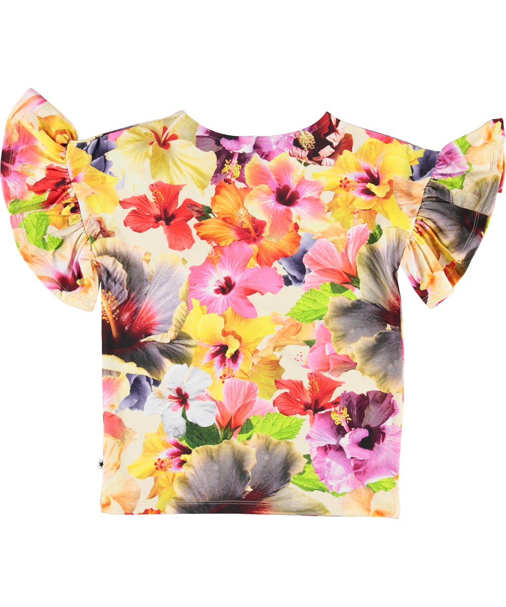 Rayah - Pacific Floral - Økologisk blomster t-shirt