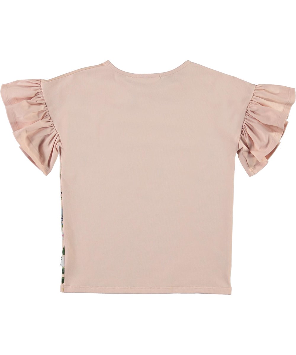 Rayah - Wildflower Fox - Lyserød t-shirt med print af en ræv