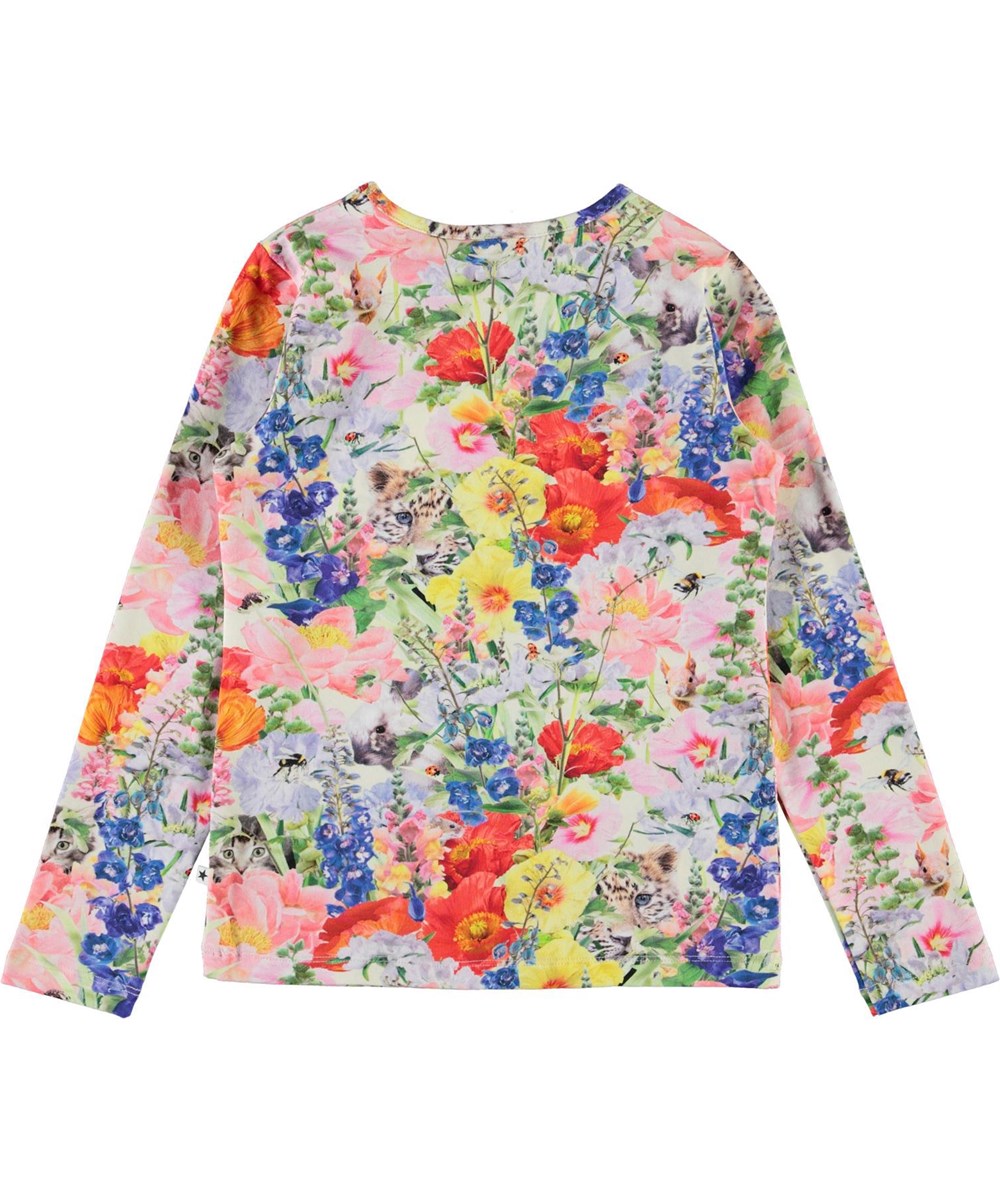 Rose - Hide And Seek - Økologisk bluse med hunde print