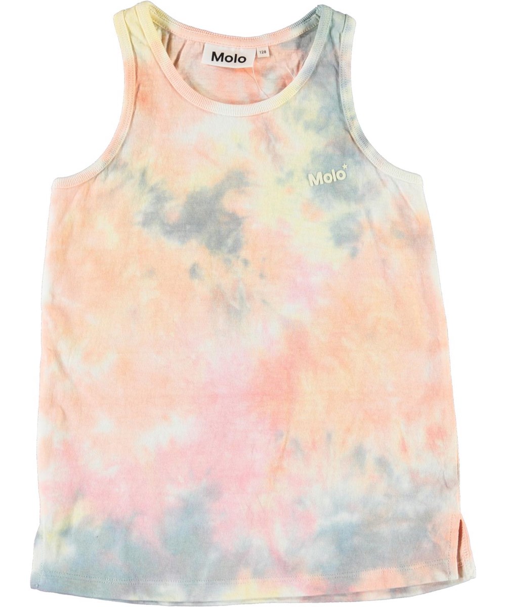 Roxanne - Summer Tie Dye - Tie-dye tanktop i pastelfarver