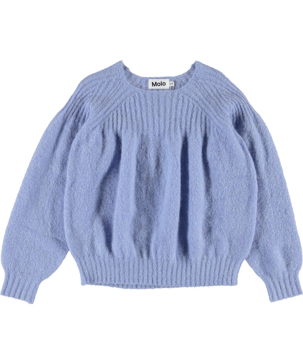 Gabriela - Pale Iris - Lilla strik bluse