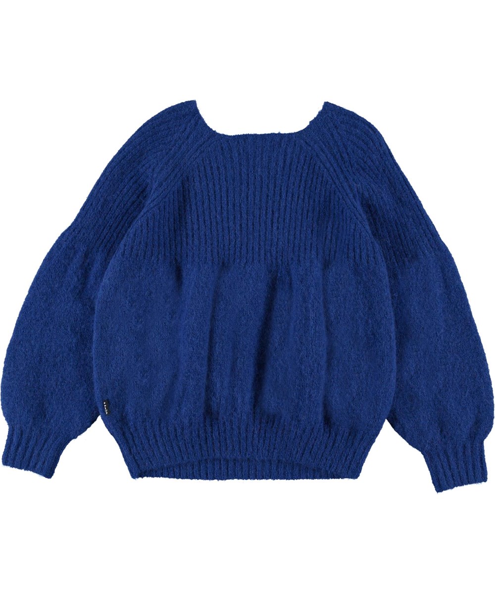 Gabriela - Reef Blue - Blå strik med store ærmer