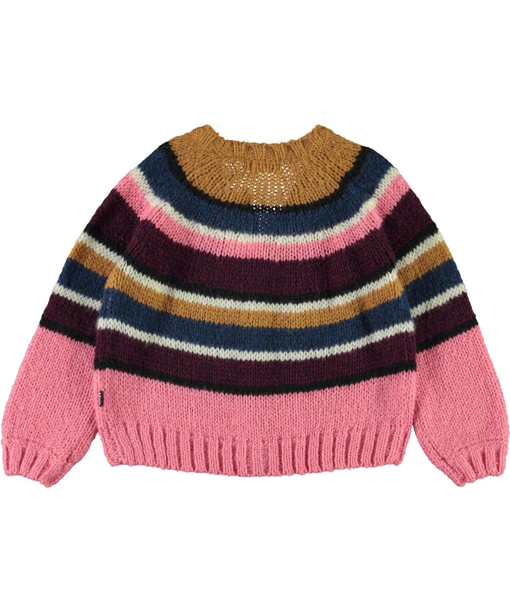 Gail - World Stripe - Stribet strik cardigan