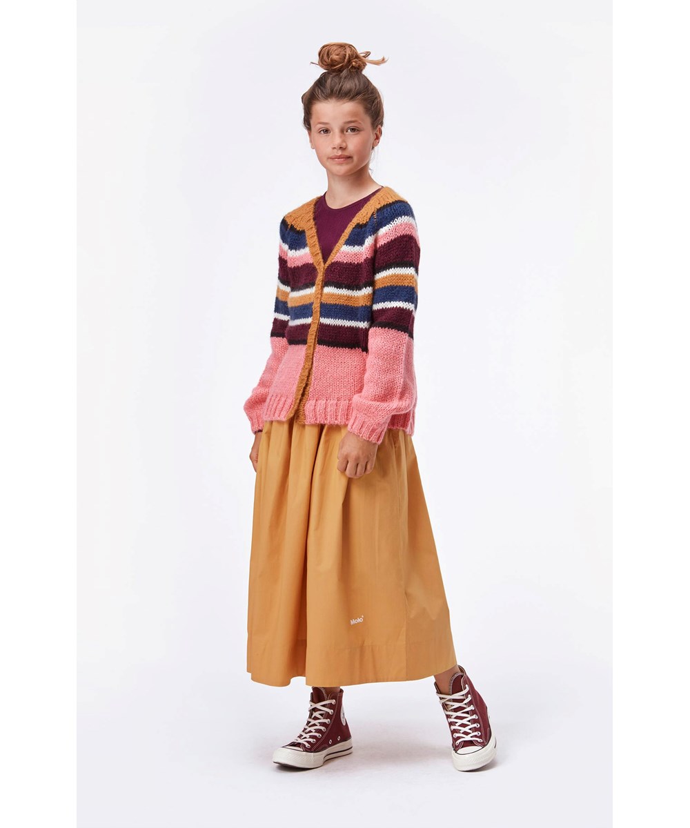 Gail - World Stripe - Stribet strik cardigan