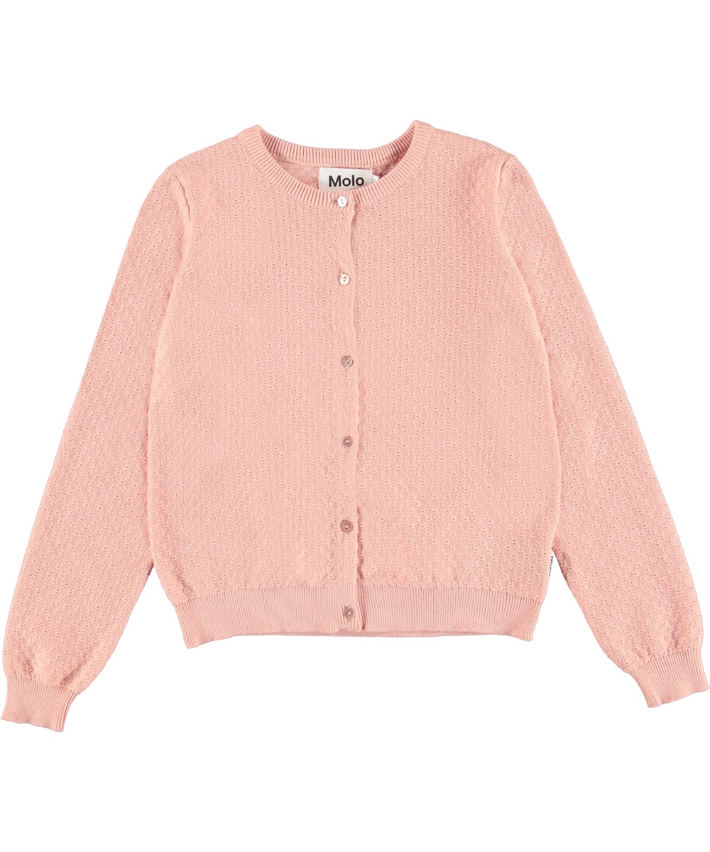 Georgina - Blossom - rosa bomulds cardigan 