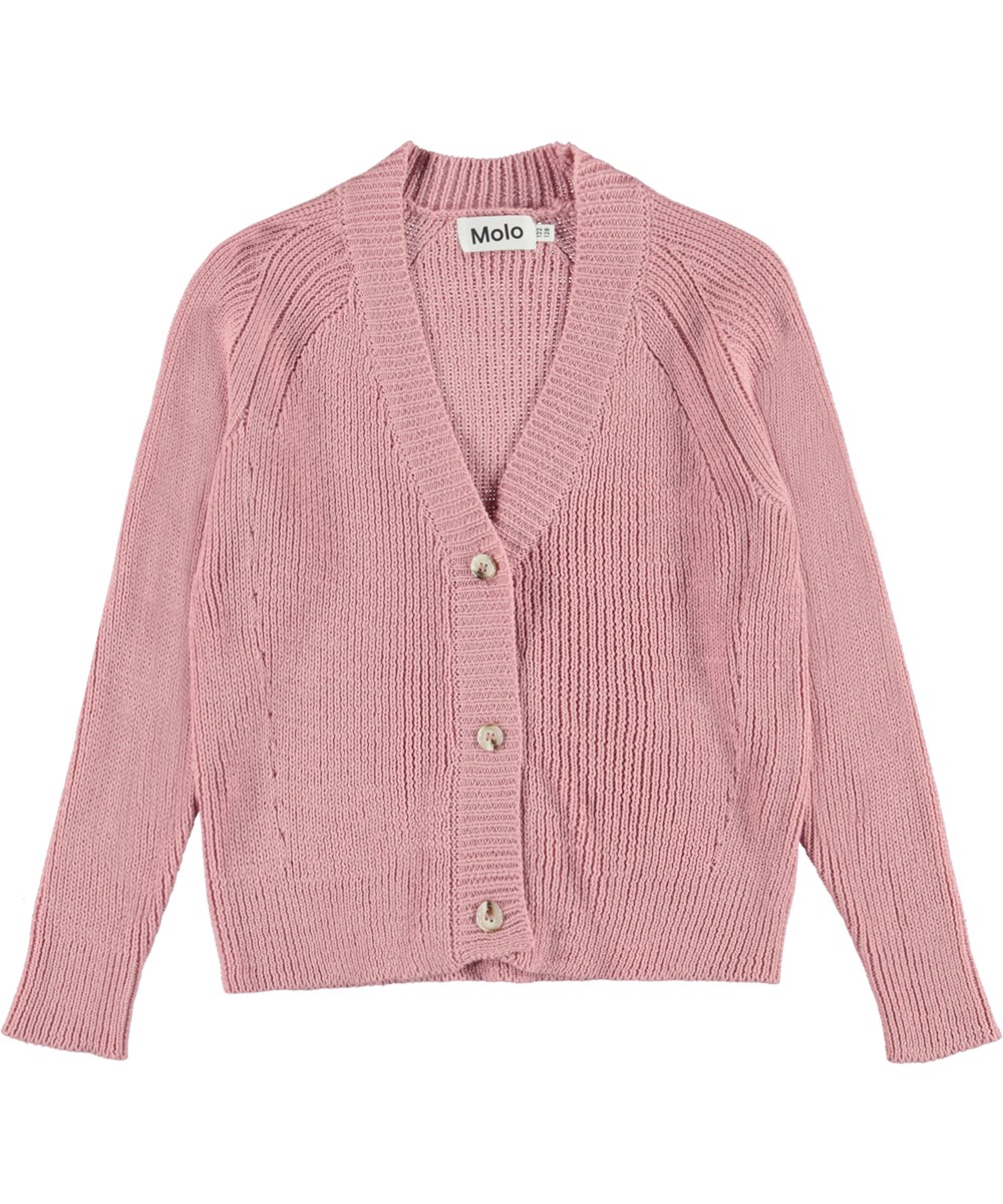 Gilda - Rosewater - Rosa strik cardigan