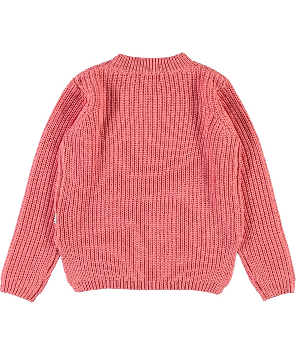 Gillis - Hyper - Pink bomulds strikbluse