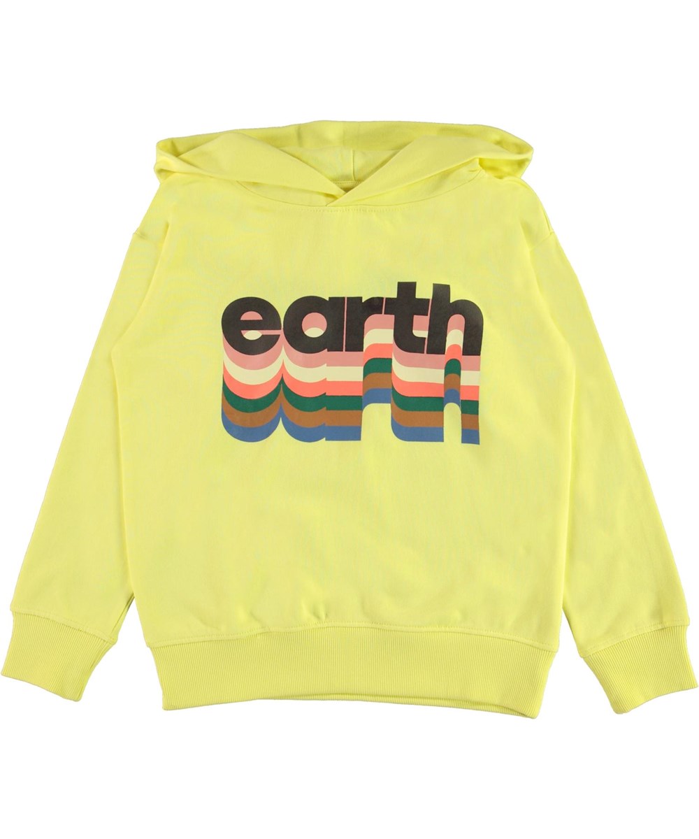 Madelyn - Earth Yellow Light - Økologisk gul hættetrøje earth