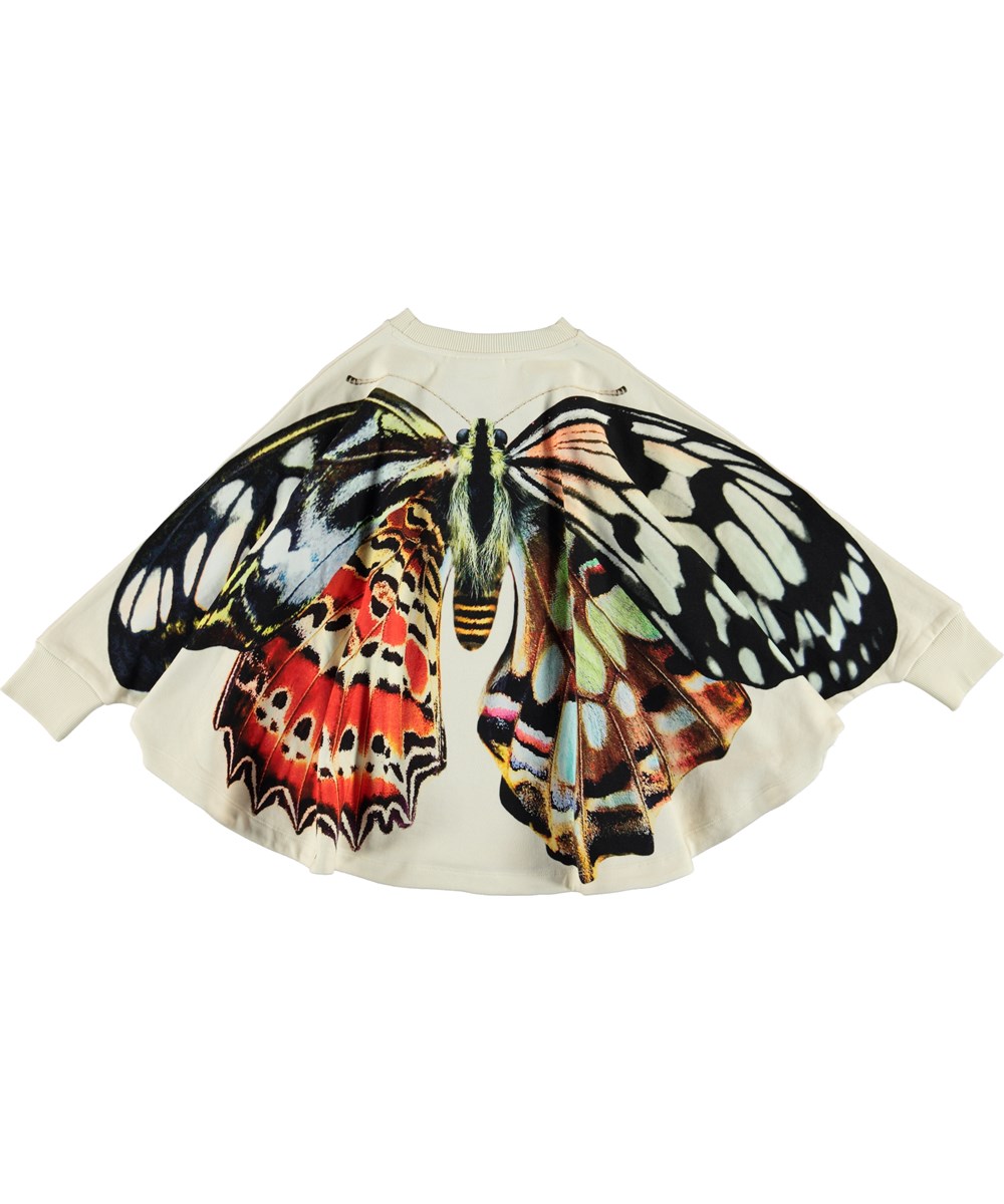 Marcella - Papillon Geant - Poncho med sommerfugle print