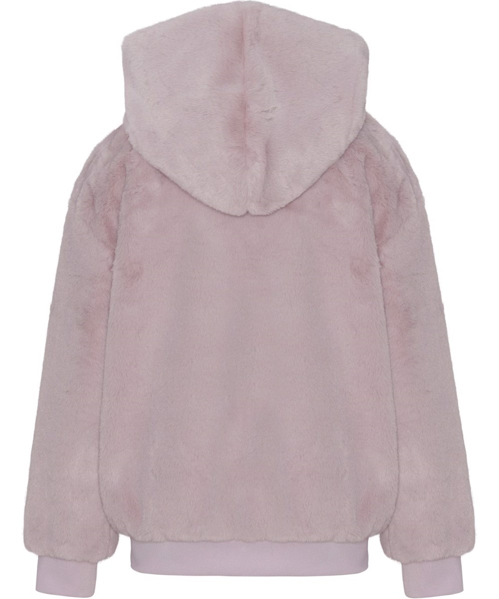 Maureen - Frozen Lilac - Lilla faux fur hættetrøje