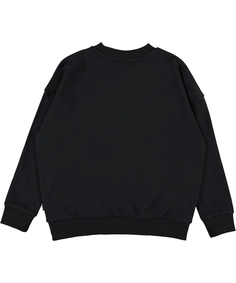 Maxi - Black - Økologisk sweatshirt med bronze