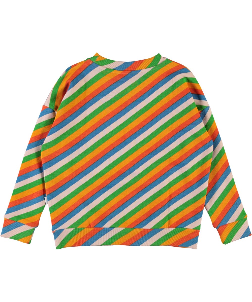 Maxi - Diagonal Rainbow - Regnbue sweatshirt