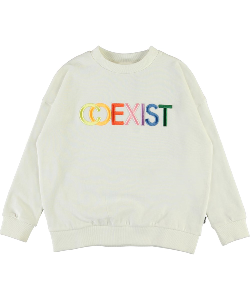 Maxi - Pearled Ivory - Økologisk hvid co-exist sweatshirt