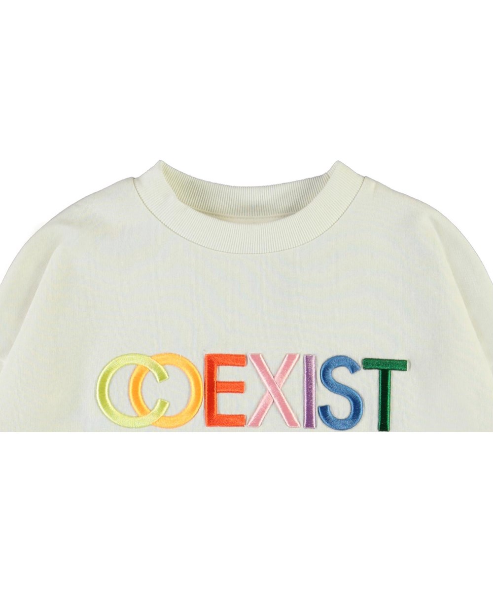 Maxi - Pearled Ivory - Økologisk hvid co-exist sweatshirt