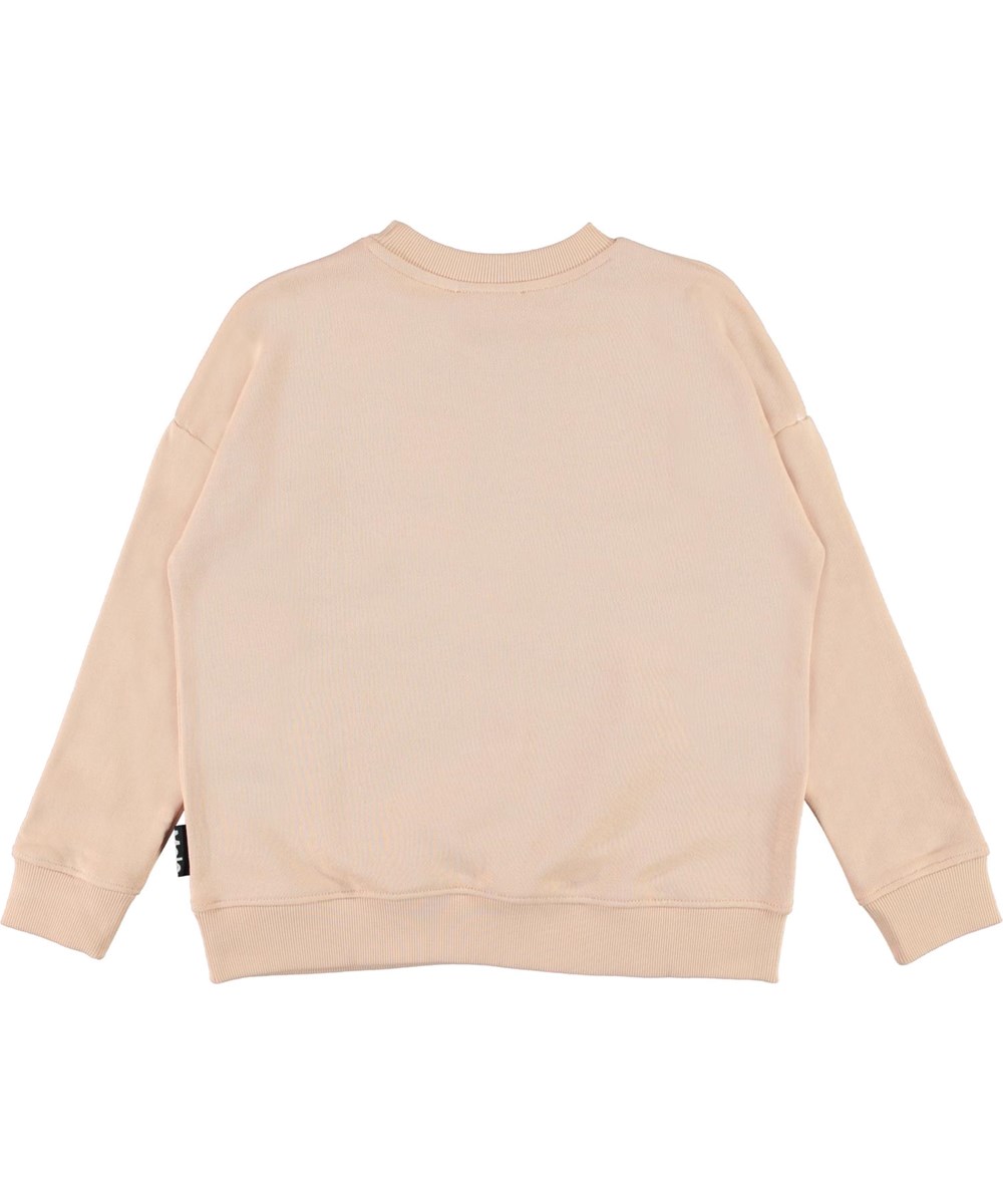 Mika - Cameo Rose - Rosa sweatshirt med sneleoparder