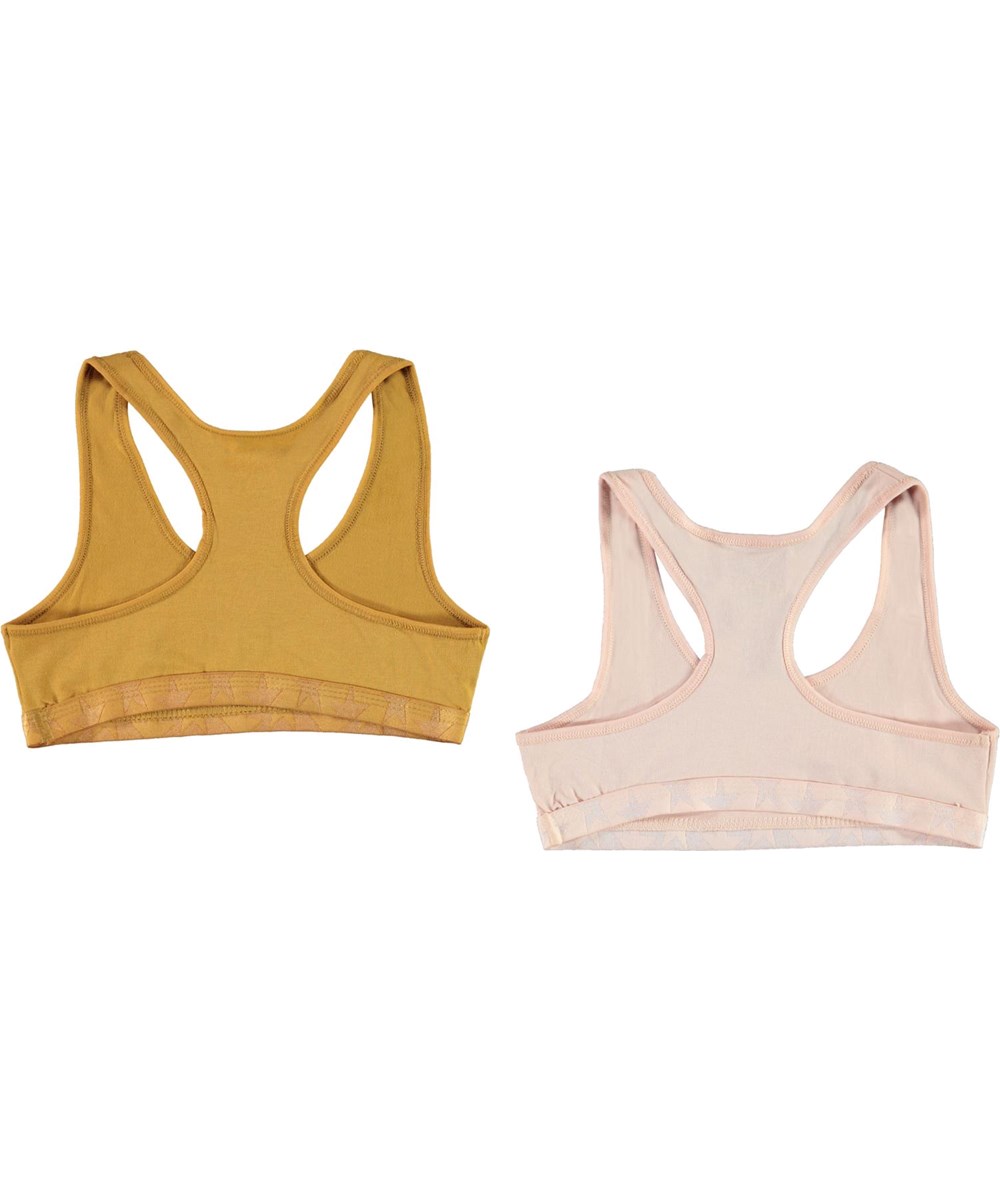 Jade 2-Pack - Blush Honey - Økologisk 2-pack top rosa og gul