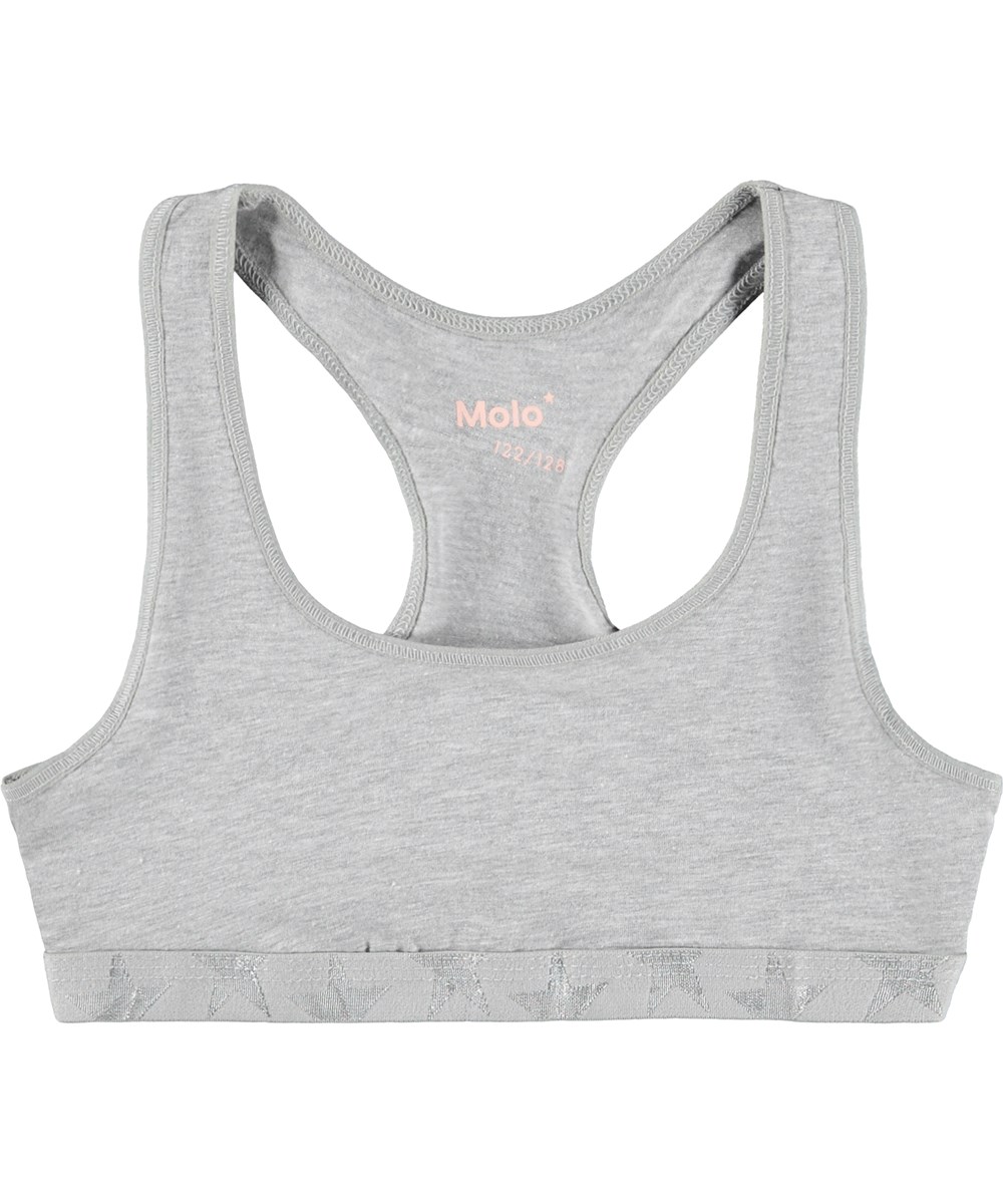 Jade 2-Pack - Cameo Grey Mel_ - Økologisk rosa og grå sporty top