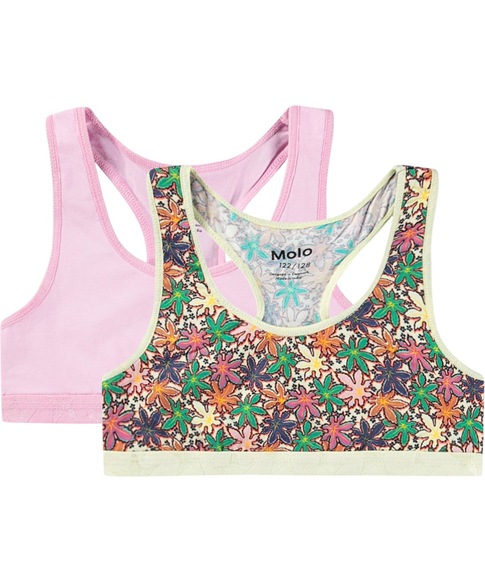 Jade 2-Pack - Leafy Lavender - 2-pak toppe i økologisk bomuld